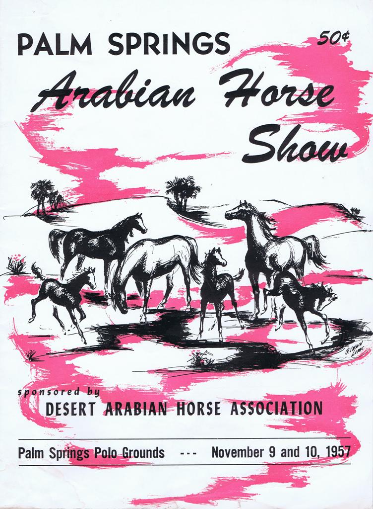 Cover for the 1957 Palm Springs Arabian Horse Show (1957)