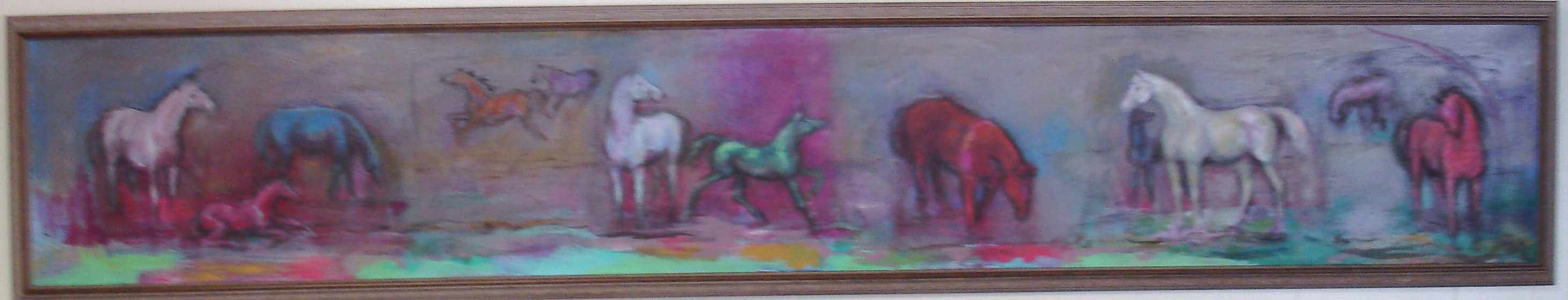12 Horses - painting