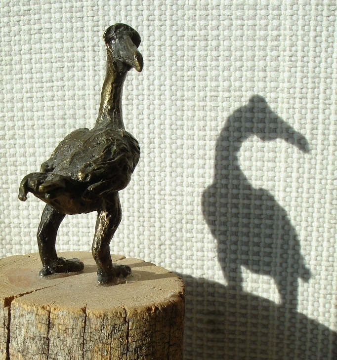 The Solitary Bird, Small bronze