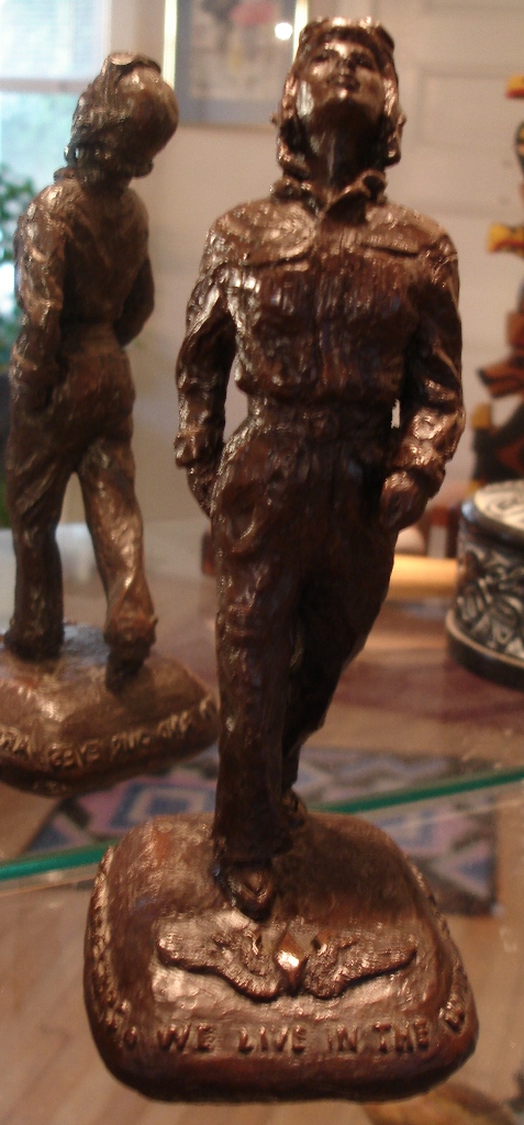 WASP Trainee statue used for fundraising - 7 inch high